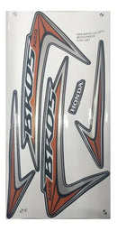 Kit Completo de Adesivos Honda NXR 125 Bros 2015 - Cor Preta