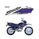 Faixa Adesiva Honda NXR 125 Bross ES 2004 Original Azul - Qualidade Premium e Acabamento Perfeito