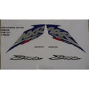 Faixa Adesiva Honda NXR 125 Bross KS 2003 Original Branca - Qualidade Premium e Acabamento Perfeito