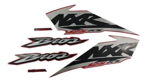 Faixa Adesiva Honda NXR 125 Bross KS 2003 Original Vermelha - Qualidade Premium e Acabamento Perfeito