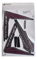 Faixa Adesiva Honda NXR 150 Bros ES 2009 Original Preta - Qualidade Premium e Acabamento Perfeito