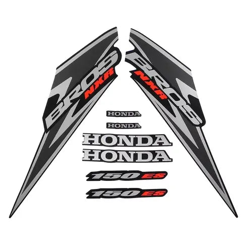 Faixa Adesiva Honda NXR 150 Bross ES 2006 Original Preta - Qualidade Premium e Acabamento Perfeito