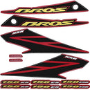 Faixa Adesiva Honda NXR 150 Bross ES 2007 Original Vermelha - Qualidade Premium e Acabamento Perfeito