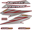 Faixa Adesiva Honda NXR 150 Bross ES 2008 Original Vermelha - Qualidade Premium e Acabamento Perfeito