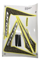 Faixa Adesiva Honda NXR 150 Bross ES 2009 Original Amarela - Qualidade Premium e Acabamento Perfeito