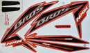 Faixa Adesiva Honda NXR 150 Bross ES 2011 Original Laranja - Qualidade Premium e Acabamento Perfeito