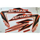 Faixa Adesiva Honda NXR 150 Bross ES 2012 Original Laranja - Qualidade Premium e Acabamento Perfeito