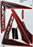 Faixa Adesiva Honda NXR 150 Bross ESD 2009 Original Vermelha - Qualidade Premium e Acabamento Perfeito