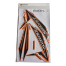 Faixa Adesiva Honda NXR 150 Bross ESD 2010 Original Laranja - Qualidade Premium e Acabamento Perfeito