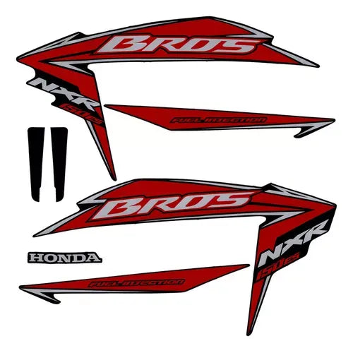 Faixa Adesiva Honda NXR 150 Bross ESD 2010 Original Preta - Qualidade Premium e Acabamento Perfeito