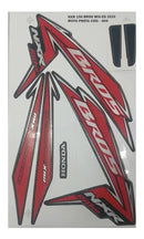 Faixa Adesiva Honda NXR 150 Bross ES MIX 2010 Original Preta - Qualidade Premium e Acabamento Perfeito