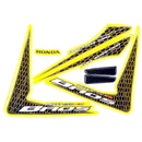Faixa Adesiva Honda NXR 150 Bross KS 2009 Original Amarela - Qualidade Premium e Acabamento Perfeito