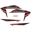 Faixa Adesiva Honda NXR 150 Bross KS MIX 2010 Original Vermelha - Qualidade Premium e Acabamento Perfeito