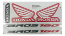 Faixa Adesiva Honda NXR 160 Bross 2016 Original Vermelha - Qualidade Premium e Acabamento Perfeito