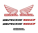 Faixa Adesiva Honda NXR 160 Bross 2016 Original Vermelha - Qualidade Premium e Acabamento Perfeito
