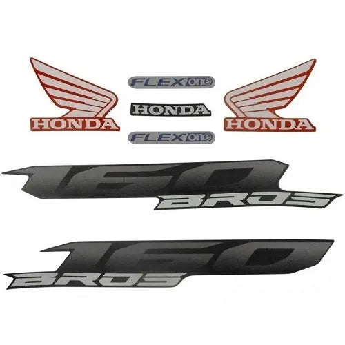 Faixa Adesiva Honda NXR 160 Bross ESDD 2016 Original Vermelha - Qualidade Premium e Acabamento Perfeito
