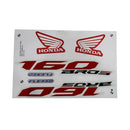 Faixa Adesiva Honda NXR 160 Bross ESDD 2017 Original Vermelha - Qualidade Premium e Acabamento Perfeito