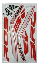 Faixa Adesiva Honda NXR 160 Bross ESDD 2019 Original Branca/Vermelha - Qualidade Premium e Acabamento Perfeito