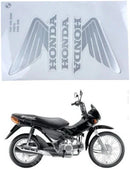 Faixa Adesiva Honda Pop 100 2009 Preta - Qualidade Premium e Acabamento Perfeito