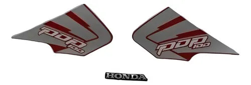 Faixa Adesiva Honda Pop 100 2011 Vermelha - Qualidade Premium e Acabamento Perfeito