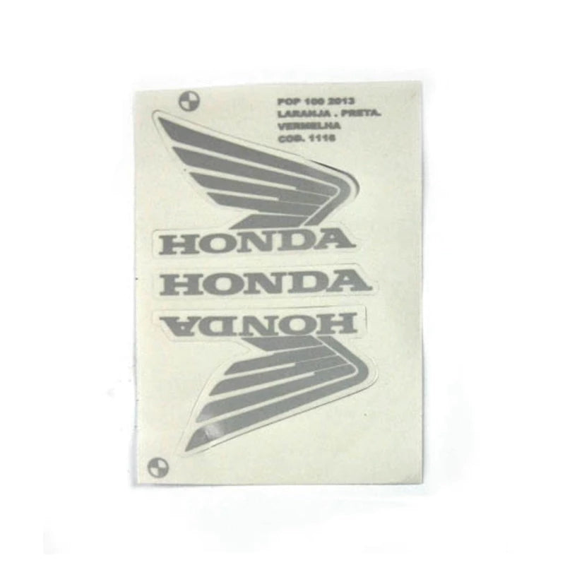Faixa Adesiva Honda Pop 100 2013/14 Original Todas as Cores - Qualidade Premium e Acabamento Perfeito