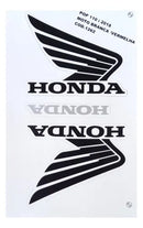 Faixa Adesiva Honda Pop 110i 2018 Original Branca/Vermelha