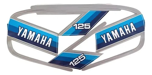 Faixa Adesiva Yamaha RX 125 1984  Prata - Qualidade Premium e Acabamento Perfeito
