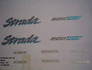 Kit Faixa Adesiva Yamaha STRADA 200 1995 - Cor Azul