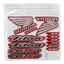 Faixa Adesiva Honda Titan 150 2005 Vermelha - Qualidade Premium e Acabamento Perfeito