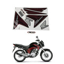 Faixa Adesiva Honda Titan 150 2014 ESD/EX Modelo Original Preta - Qualidade Premium e Acabamento Perfeito