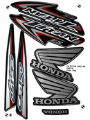 Faixa Adesiva Honda Titan 150 ES 2007 Modelo Original Preta