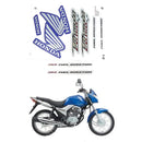 Faixa Adesiva Honda Titan 150 ES 2009 Modelo Original Azul