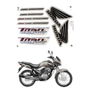 Faixa Adesiva Honda Titan 150 ES 2010 Modelo Original Prata - Qualidade Premium e Acabamento Perfeito