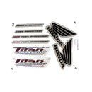 Faixa Adesiva Honda Titan 150 ES 2010 Modelo Original Prata - Qualidade Premium e Acabamento Perfeito