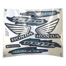 Faixa Adesiva Honda Titan 150 ESD 2006 Modelo Original Azul - Qualidade Premium e Acabamento Perfeito