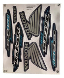 Faixa Adesiva Honda Titan 150 ESD 2006 Modelo Original Azul - Qualidade Premium e Acabamento Perfeito