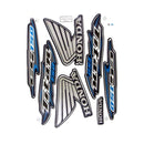 Faixa Adesiva Honda Titan 150 ESD 2006 Modelo Original Azul - Qualidade Premium e Acabamento Perfeito