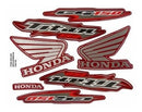 Faixa Adesiva Honda Titan 150 ESD 2006 Modelo Original Vermelha - Qualidade Premium e Acabamento Perfeito