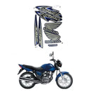 Faixa Adesiva Honda Titan 150 ESD 2007 Modelo Original Azul - Qualidade Premium e Acabamento Perfeito