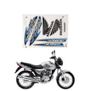 Faixa Adesiva Honda Titan 150 ESD 2007 Modelo Original Prata - Qualidade Premium e Acabamento Perfeito