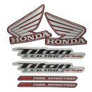 Faixa Adesiva Honda Titan 150 ESD 2011 Modelo Original Vermelho Metálico - Qualidade Premium e Acabamento Perfeito