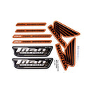 Faixa Adesiva Honda Titan 150 EX 2010 Modelo Original Laranja - Qualidade Premium e Acabamento Perfeito
