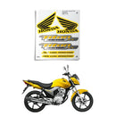 Faixa Adesiva Honda Titan 150 EX 2013 Modelo Original Amarela - Qualidade Premium e Acabamento Perfeito