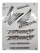 Faixa Adesiva Honda Titan 150 KS 2009 Modelo Original Prata - Qualidade Premium e Acabamento Perfeito