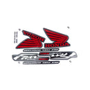 Kit Faixa Adesiva Honda Titan 150 FAN ESDI 2012 - Cor Preta