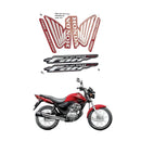 Faixa Adesiva Honda Titan 150 FAN ESI 2010 Vermelha