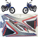 Kit Completo de Adesivos Honda Titan 160 2018 - Cor Azul
