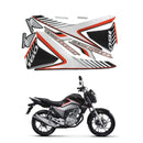 Kit Completo de Adesivos Honda Titan 160 2018 - Cor Preto