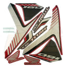 Kit Completo de Adesivos Honda Titan 160 2018 - Cor Vermelho