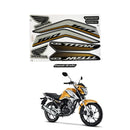 Kit Completo de Adesivos Honda Titan 160 2022 Amarelo - Qualidade Premium e Acabamento Perfeito